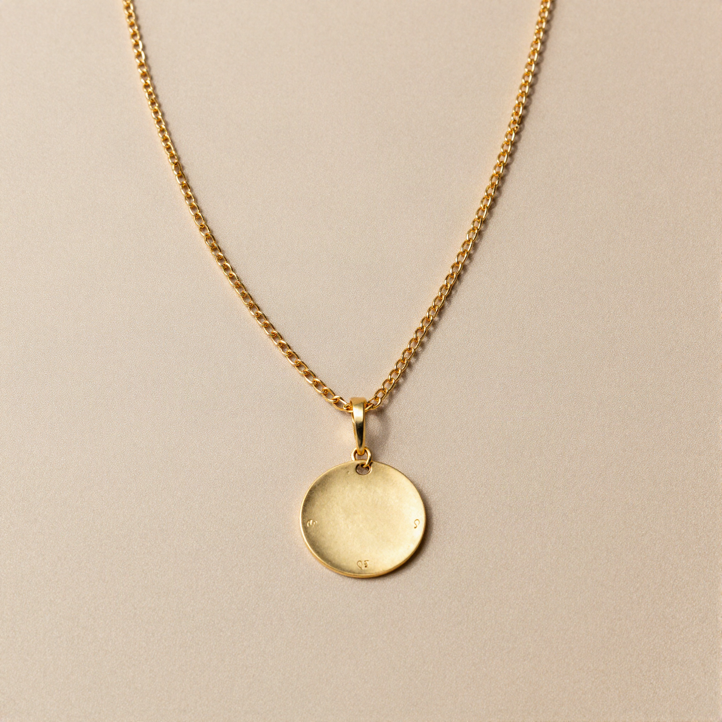 Layered Coin Pendant Necklace
