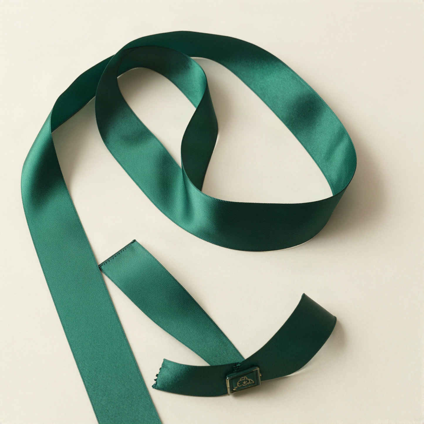 Silk-Feel Hair Scarf Ribbon