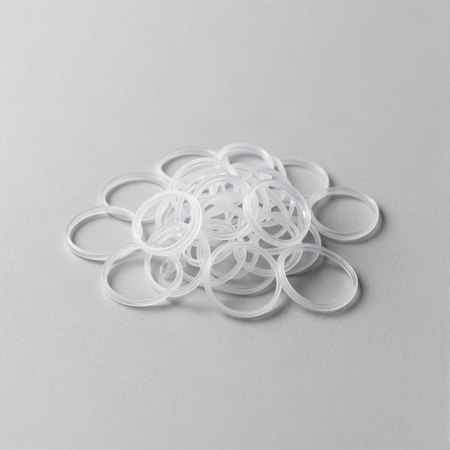 Clear Elastic Hair Tie Pack