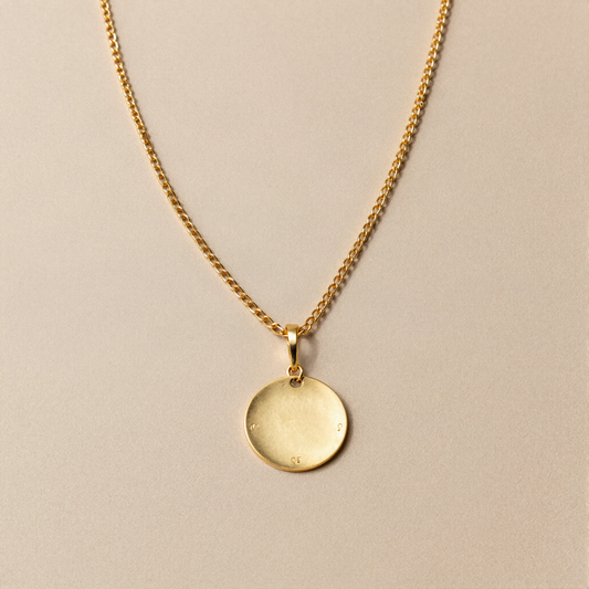 Layered Coin Pendant Necklace