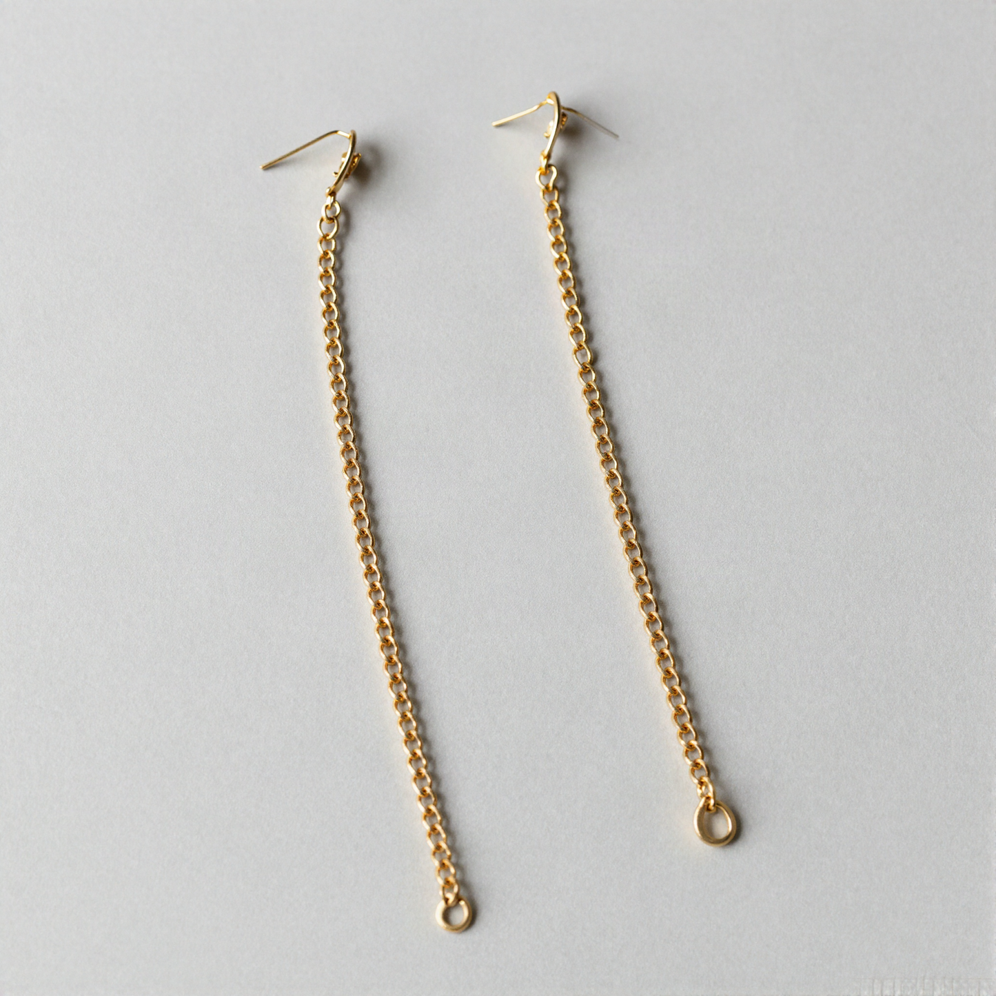 Threader Chain Drop Earrings