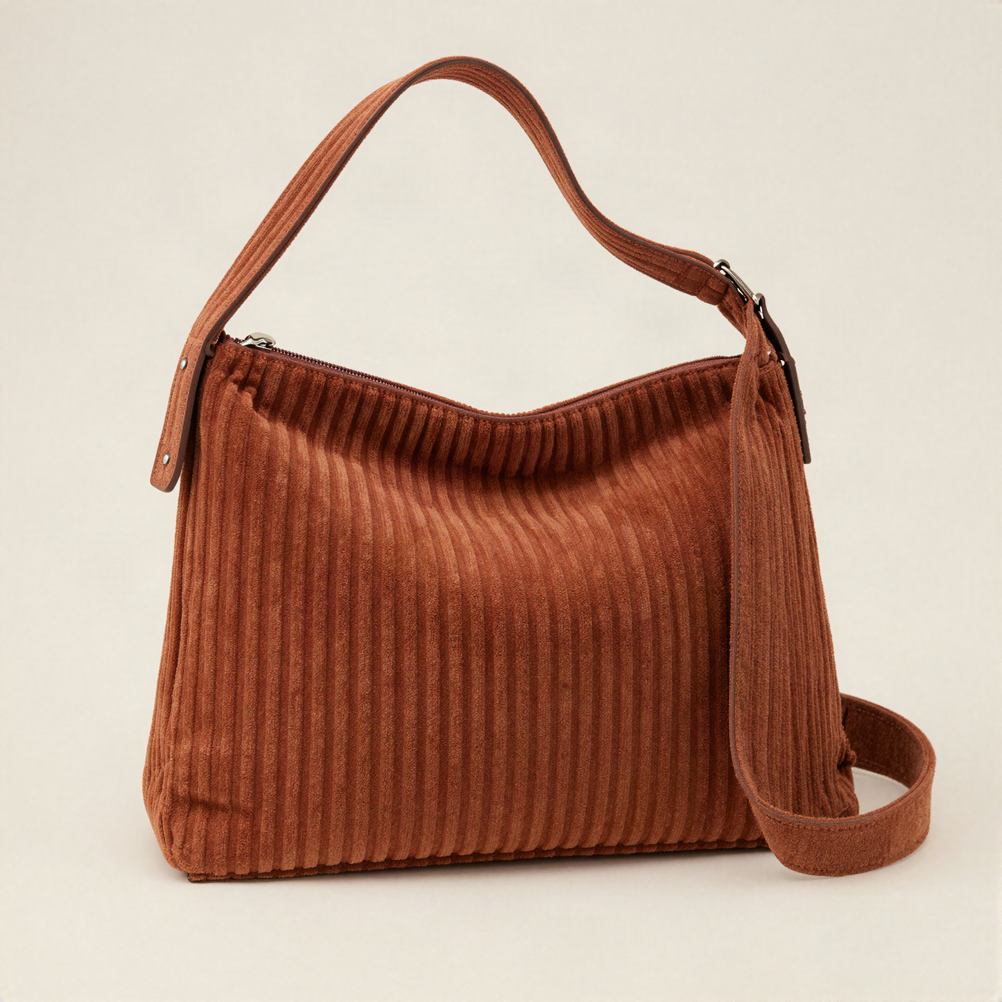 Corduroy Slouch Shoulder Pouch