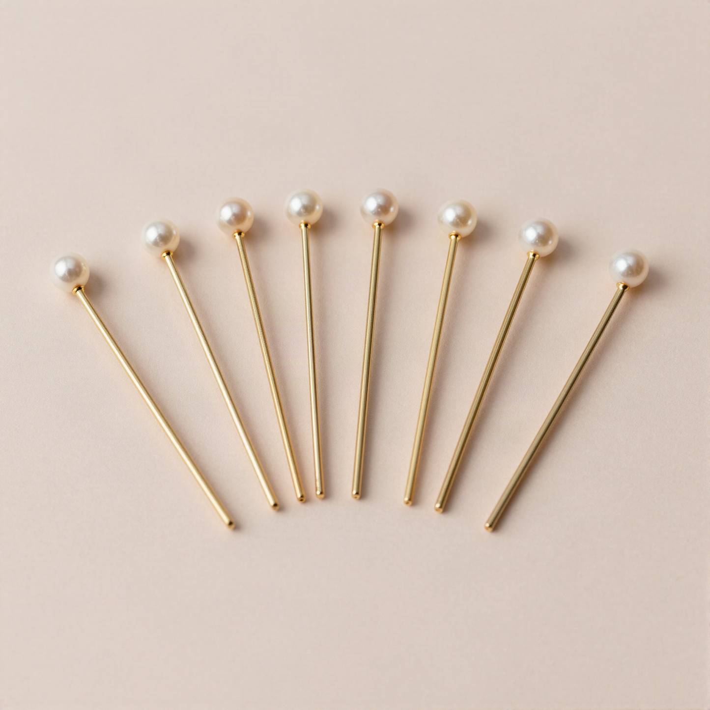 Pearl Embellished Bobby Pin Set