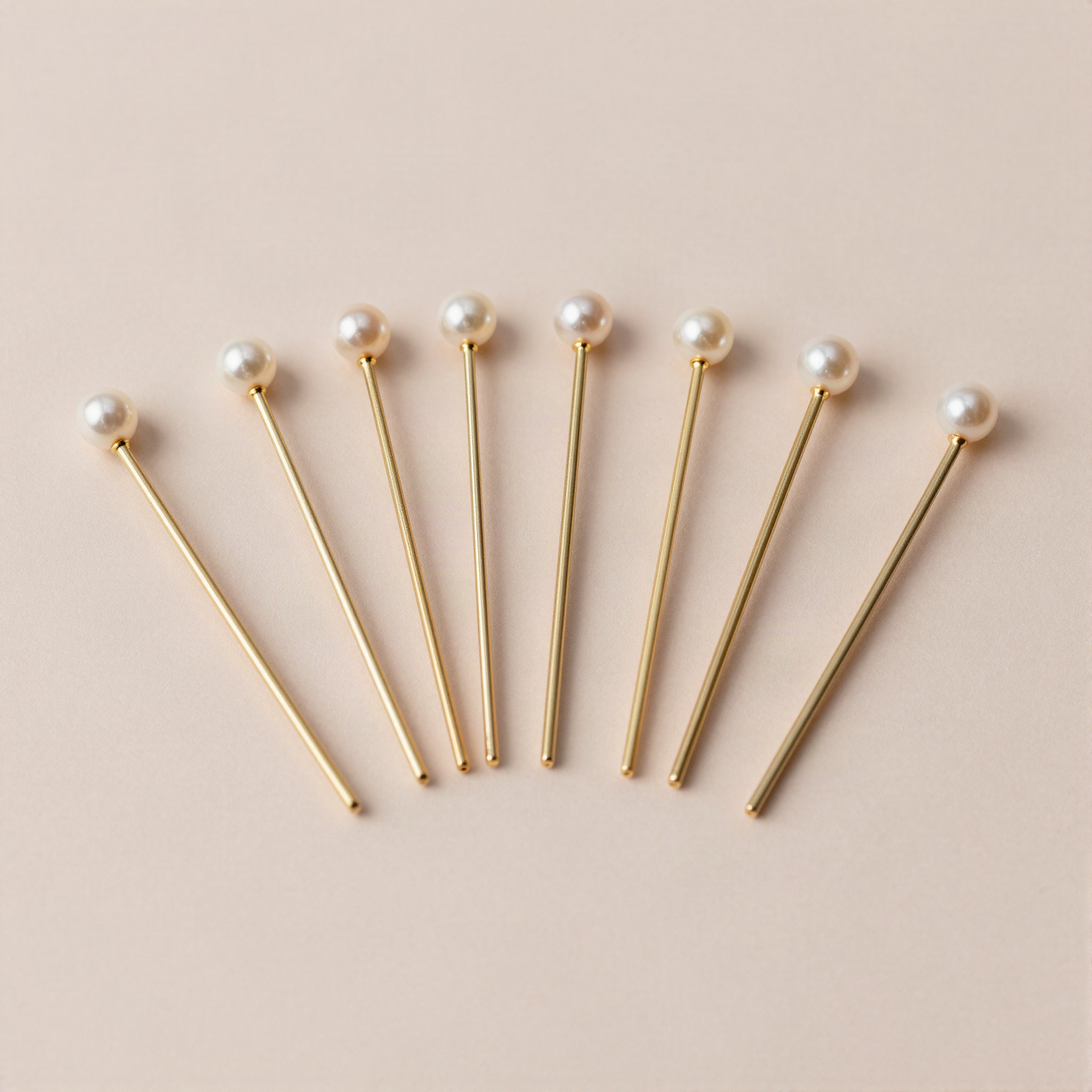 Pearl Embellished Bobby Pin Set