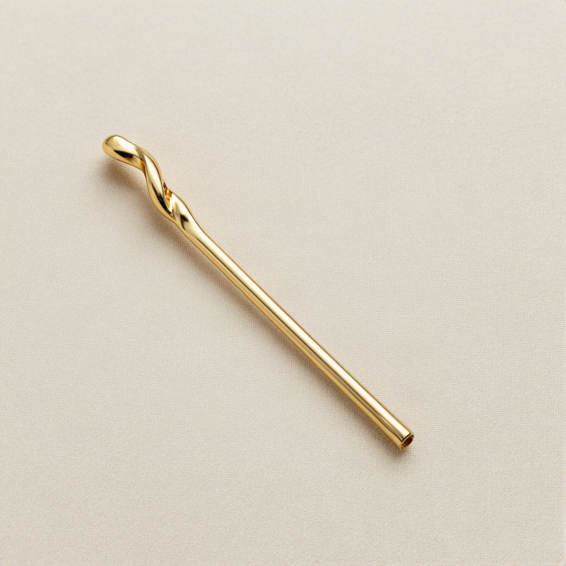 Metal Twist Hair Bar Pin