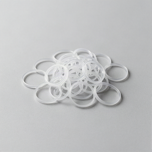 Clear Elastic Hair Tie Pack